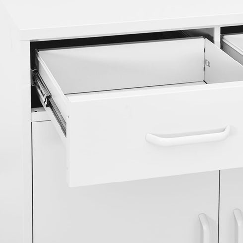 Lady Jillian - Storage Cabinet White 80x35x101,5 cm Steel - Model 2