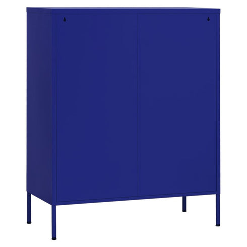 Lady Jillian - Storage Cabinet Navy Blue 80x35x101,5 cm Steel - Model 4