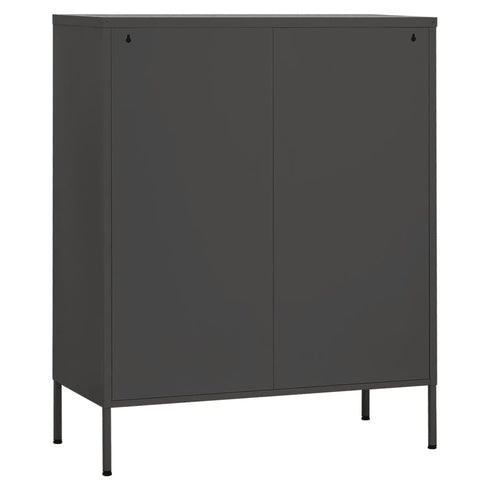 Lady Jillian - Storage Cabinet Anthracite 80x35x101,5 cm Steel - Model 4