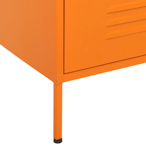Lady Jillian - Chest of Drawers Orange 80x35x101,5 cm Steel