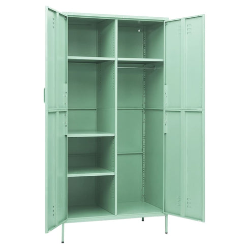 Lady Jillian - Wardrobe Mint 90x50x180 cm Steel