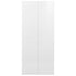 Swen Studio - Storage Cabinet High Gloss White 80x35.5x180 cm Chipboard