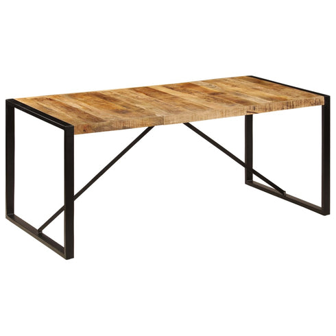 Rustika Rowe - Dining Table Solid Rough Mango Wood 180 cm