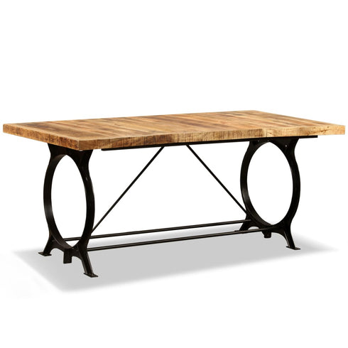 Rustika Rowe - Dining Table Solid Rough Mango Wood 180 cm
