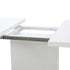 Swen Studio - Extendable Dining Table High Gloss White 180x90x76 cm MDF