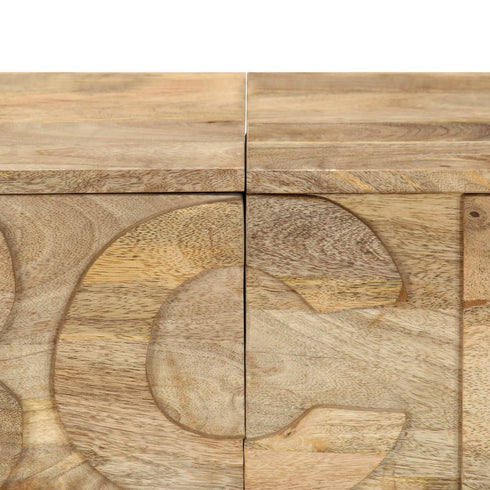 Rustika Rowe - Alphabet Cabinet with 6 Drawers 120x35x79 cm Solid Mango Wood