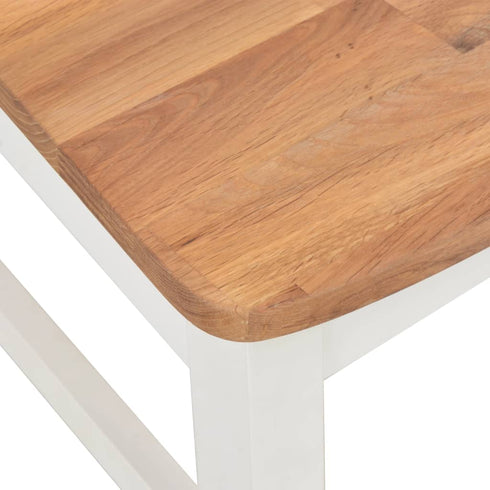 Maison Madeleine - 5 Piece Dining Set Solid Oak Wood