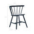 Maison Madeleine - Dining Chairs 6 pcs Black Solid Rubber Wood