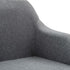 Swen Studio - Swivel Dining Chairs 6 pcs Light Grey Fabric (UK/IE/FI/NO only) (6x331498)