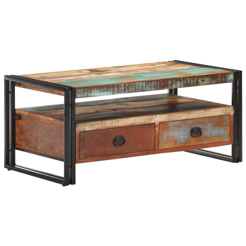 Rustika Rowe - Coffee Table 100x55x45 cm Solid Reclaimed Wood