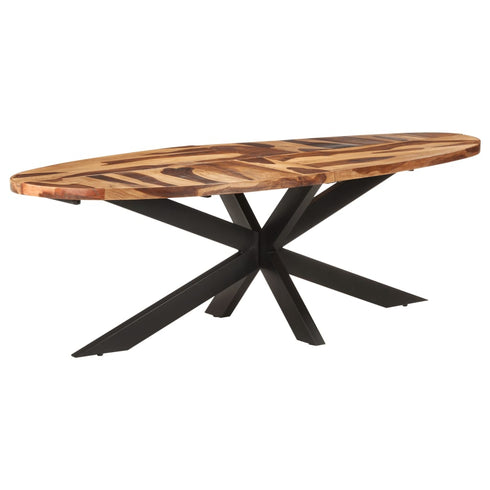 Rustika Rowe - Dining Table 240x100x75 cm Acacia Wood with Sheesham Finish