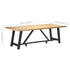 Rustika Rowe - Dining Table 240x100x76 cm Rough Mango Wood