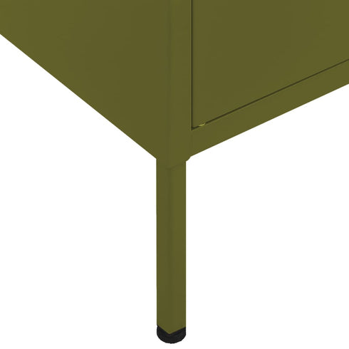 Lady Jillian - Storage Cabinet Olive Green 80x35x101,5 cm Steel - Model 1