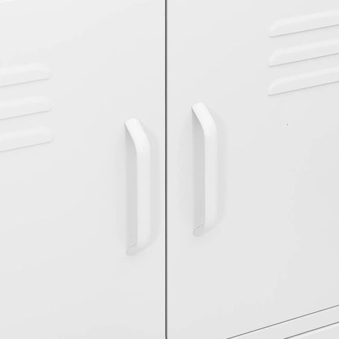 Lady Jillian - Storage Cabinet White 80x35x101,5 cm Steel - Model 1