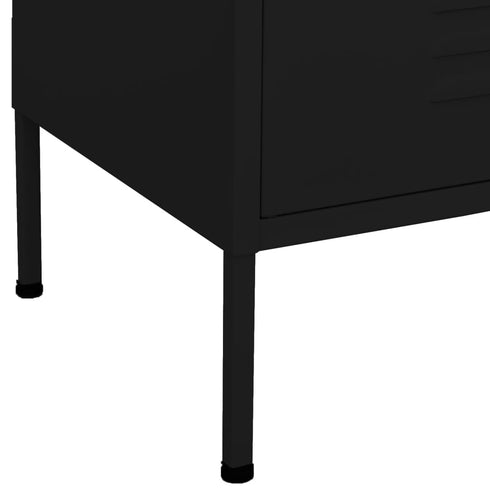 Lady Jillian - Storage Cabinet Black 80x35x101,5 cm Steel - Model 2