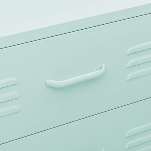 Lady Jillian - Chest of Drawers Mint 80x35x101,5 cm Steel
