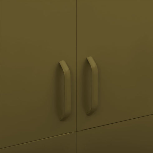 Lady Jillian - Wardrobe Olive Green 90x50x180 cm Steel