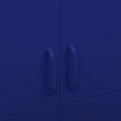 Lady Jillian - Wardrobe Navy Blue 90x50x180 cm Steel