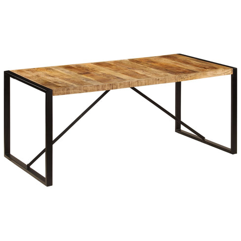 Rustika Rowe - Dining Table Solid Rough Mango Wood 180 cm