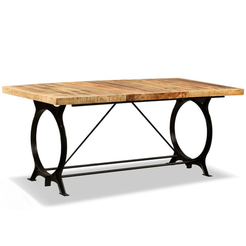 Rustika Rowe - Dining Table Solid Rough Mango Wood 180 cm