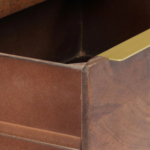 Swen Studio - Sideboard with 6 Drawers 175x40x82 cm Solid Mango Wood