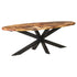 Rustika Rowe - Dining Table 240x100x75 cm Acacia Wood with Sheesham Finish