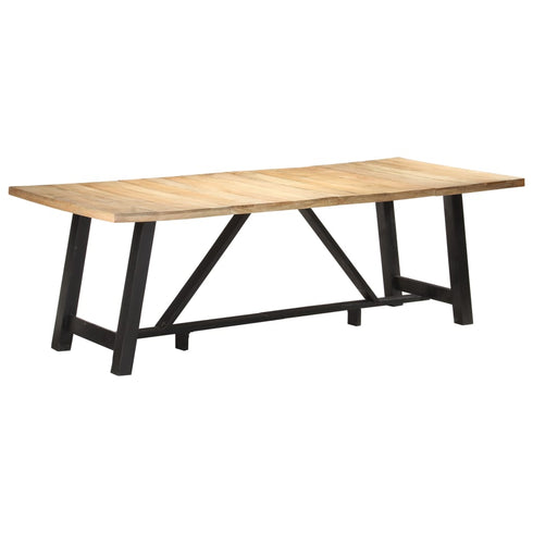 Rustika Rowe - Dining Table 240x100x76 cm Rough Mango Wood