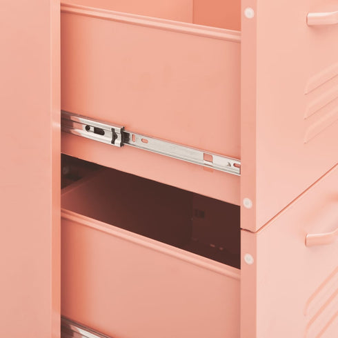 Lady Jillian - Drawer Cabinet Pink 80x35x101,5 cm Steel
