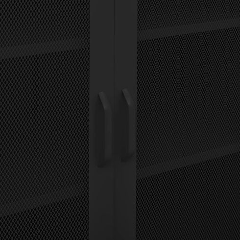 Lady Jillian - Storage Cabinet Black 80x35x101,5 cm Steel - Model 4