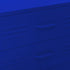 Lady Jillian - Chest of Drawers Navy Blue 80x35x101,5 cm Steel