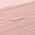 Lady Jillian - Chest of Drawers Pink 80x35x101,5 cm Steel
