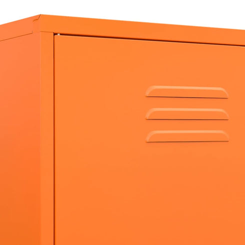 Lady Jillian - Wardrobe Orange 90x50x180 cm Steel