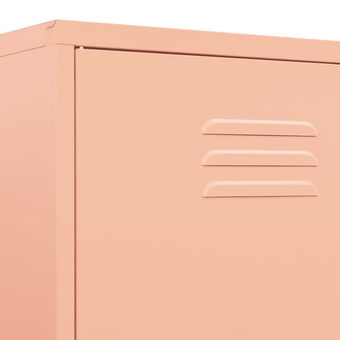 Lady Jillian - Wardrobe Pink 90x50x180 cm Steel