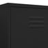 Lady Jillian - Wardrobe Black 90x50x180 cm Steel