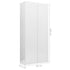 Swen Studio - Storage Cabinet High Gloss White 80x35.5x180 cm Chipboard
