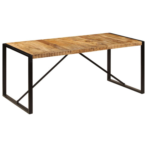 Rustika Rowe - Dining Table Solid Rough Mango Wood 180 cm