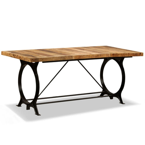 Rustika Rowe - Dining Table Solid Rough Mango Wood 180 cm