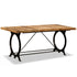 Rustika Rowe - Dining Table Solid Rough Mango Wood 180 cm