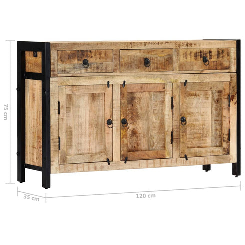 Rustika Rowe - Sideboard 120x35x76 cm Solid Mango Wood