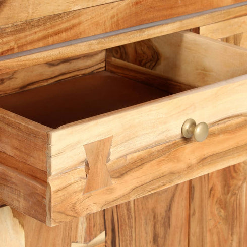 Rustika Rowe - Highboard 100x40x175 cm Solid Acacia Wood