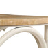 Swen Studio - Cross Chairs 6 pcs White Solid Mango Wood