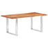 Rustika Rowe - Dining Table with Live Edges Solid Acacia Wood 200 cm 3.8 cm