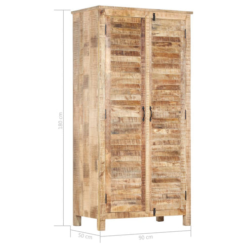 Rustika Rowe - Wardrobe 90x50x180 cm Solid Mango Wood