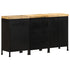Rustika Rowe - Sideboard with 3 Drawers and 4 Doors Rough Mango Wood (2x323575+323576)