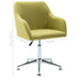 Swen Studio - Swivel Dining Chairs 6 pcs Green Fabric (UK/IE/FI/NO only) (6x331503)