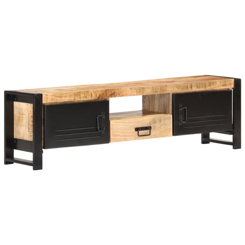 Rustika Rowe - TV Cabinet 140x30x40 cm Rough Mango Wood