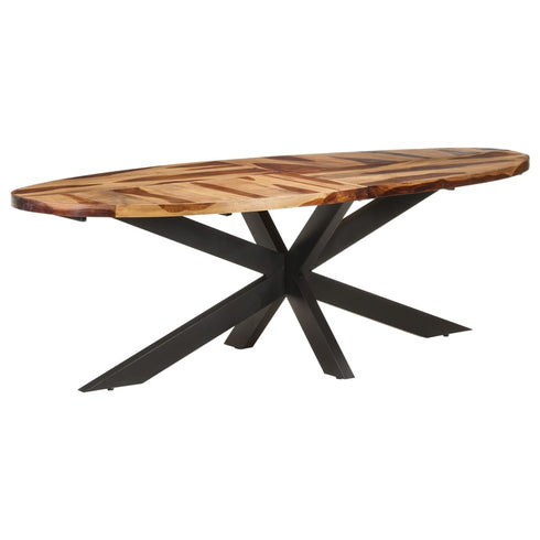 Rustika Rowe - Dining Table 240x100x75 cm Acacia Wood with Sheesham Finish