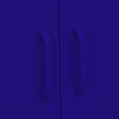 Lady Jillian - Storage Cabinet Navy Blue 80x35x101,5 cm Steel - Model 2