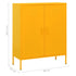 Lady Jillian - Storage Cabinet Mustard Yellow 80x35x101,5 cm Steel - Model 3
