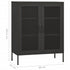 Lady Jillian - Storage Cabinet Anthracite 80x35x101,5 cm Steel - Model 4